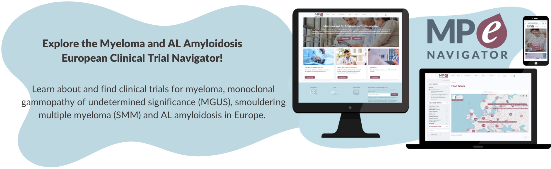 banner Myeloma and AL Amyloidosis European Clinical Trial Navigator